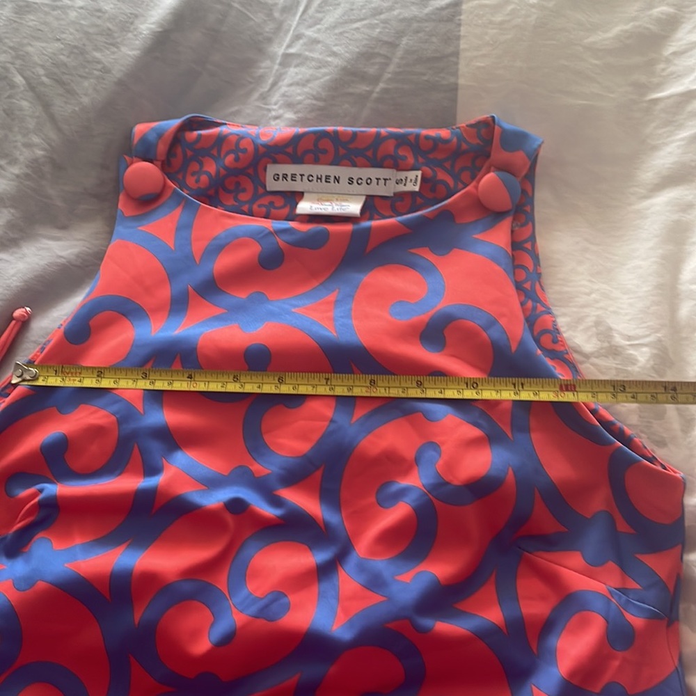 Orange and blue maxi dress - Picture 6 of 7